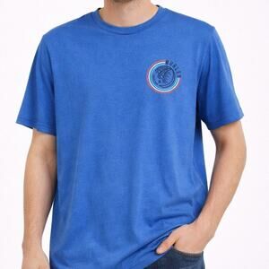 Hurley Blue UPF 50+ Blue Graphic T Shirt Small